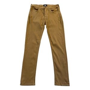 Paige Lennox Slim Fit Pants Mens 31 Laurel Tan Brown M653799-6635 Rayon Blend